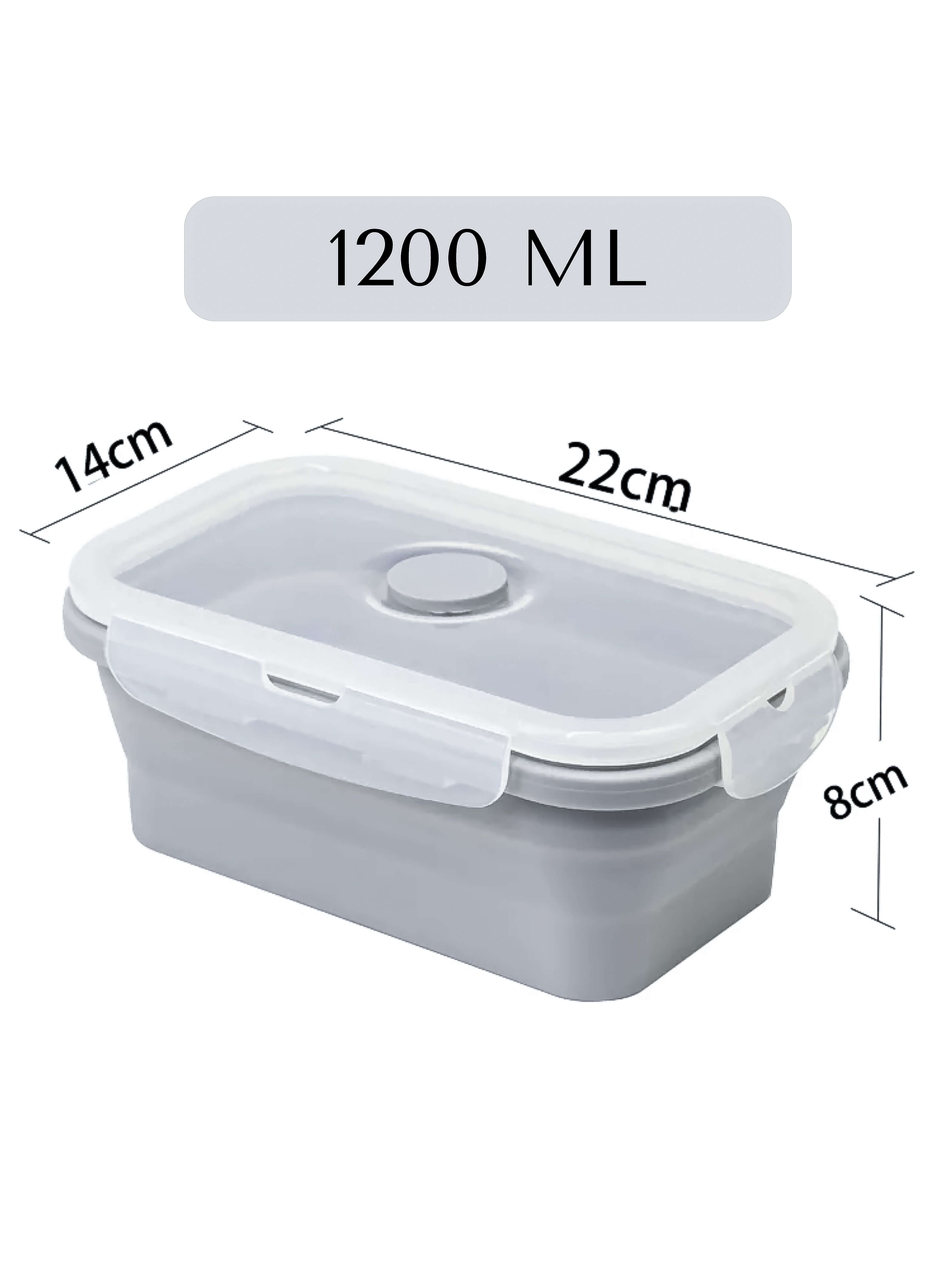 Billede af Klapbare Meal-Prep Bokse - 1200 ml