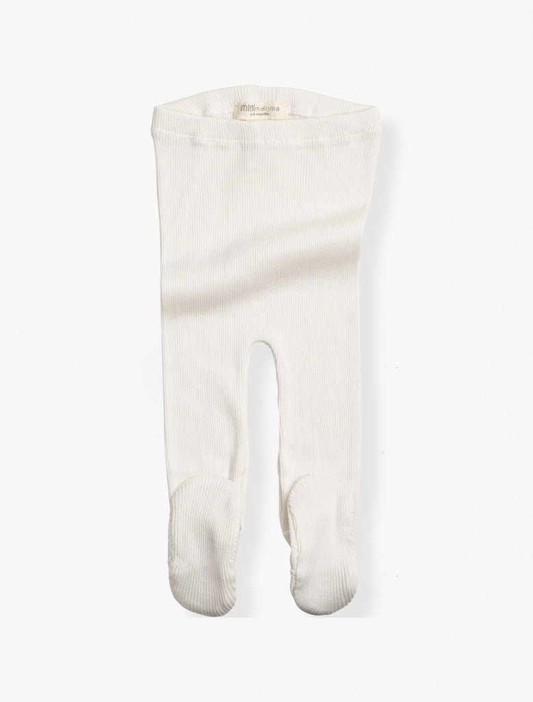 Bamse Silk Knit Footed Leggings in Sailor Stripe – Spilled Milk