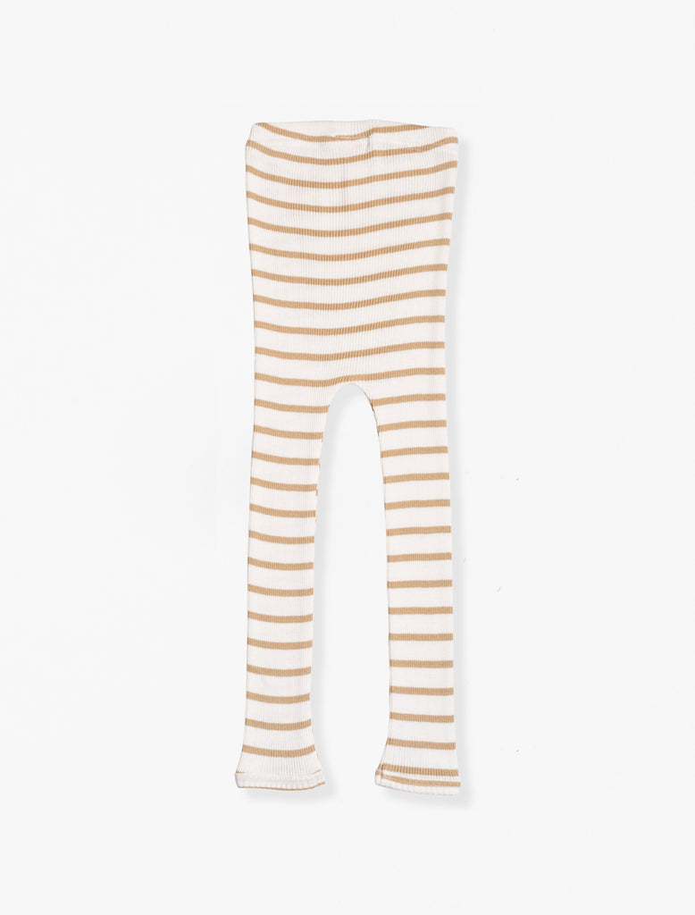 Bieber Silk Knit Leggings in Dusty Stripe – Spilled Milk