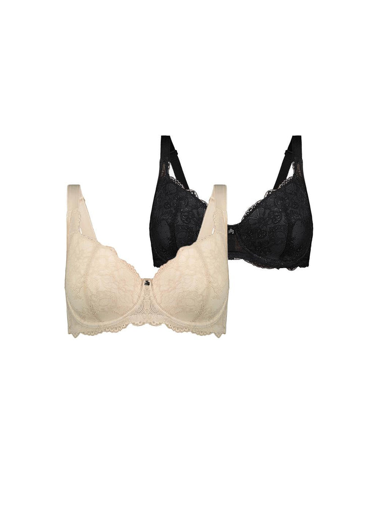 Shop Nude Pack of 2 Molded Cup Bra Online