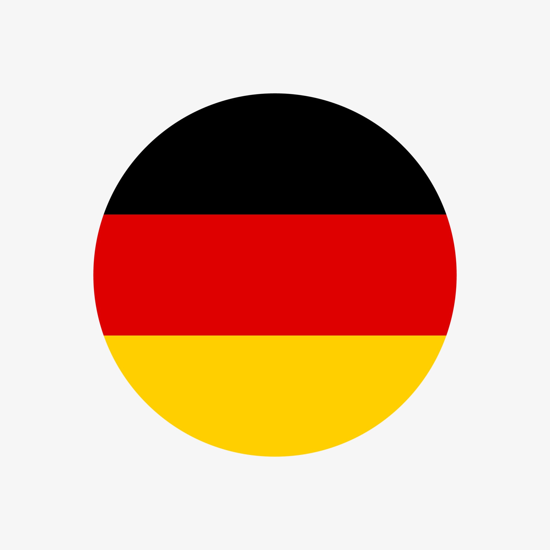German flag for language selection