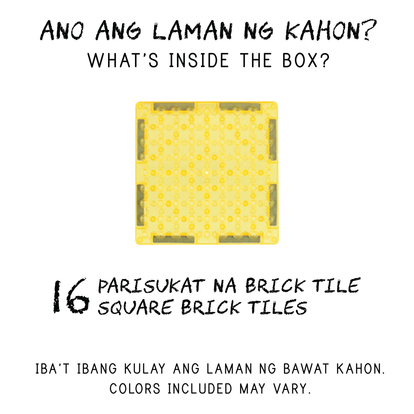 TALA TILES 16 Pirasong Brick Tiles (16-Piece Brick Tile Set)
