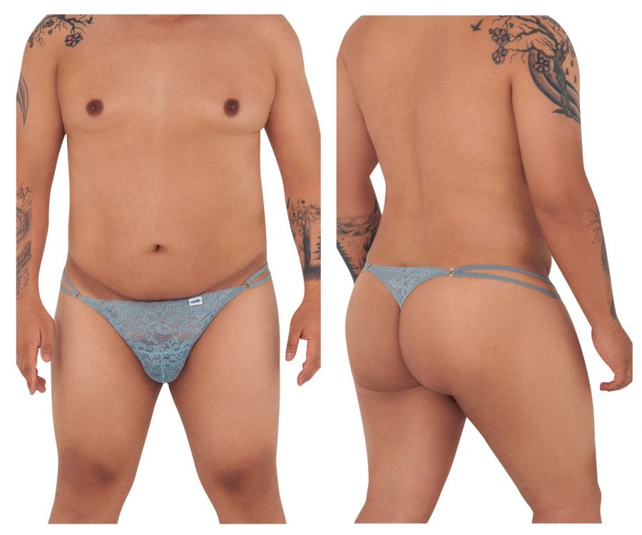 Candyman 99421 Lace G-string Thongs Blue –  - Men's  Underwear and Swimwear