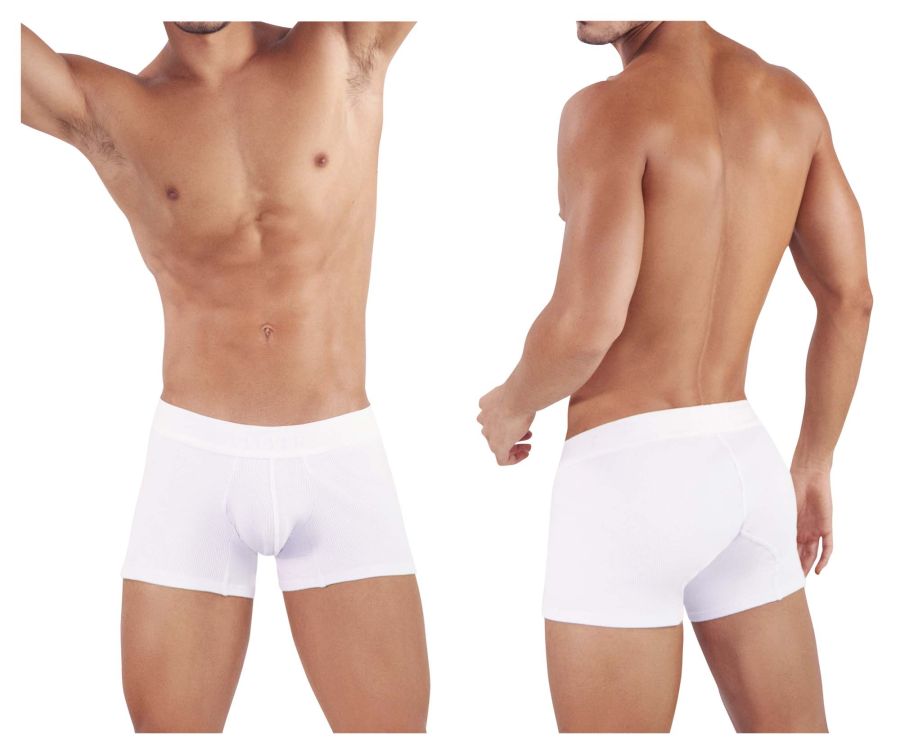 Clever Caribbean Trunk, White, 0882-01, Mens Boxer Briefs