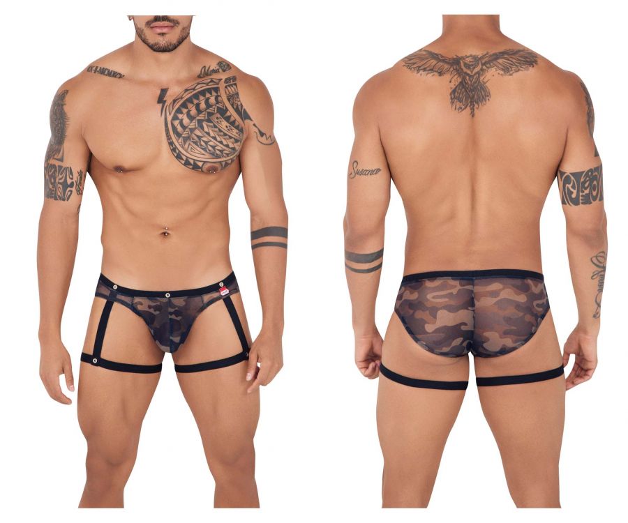 Pikante PIK 0495 Hot Harness Briefs Color Black