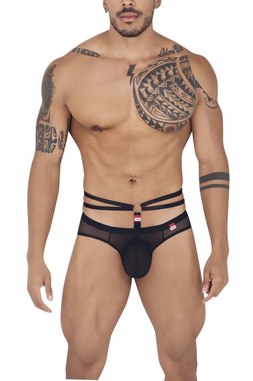 Malebasics Dmbl07 Dngeon Cross Cock Ring Harness Black –   - Men's Underwear and Swimwear