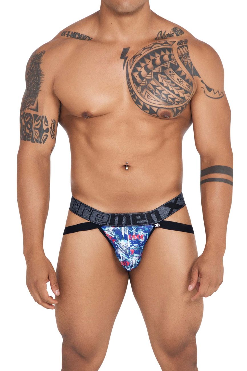 Xtremen 91139 Athletic Jockstrap Black