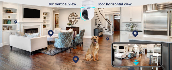 MUBVIEW Home Wired Pet Security Camera