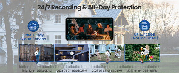 MUBVIEW All Day Recording Security Camera