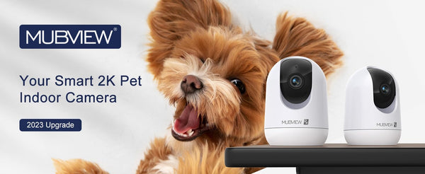 MUBVIEW Smart 2K Pet Indoor Camera