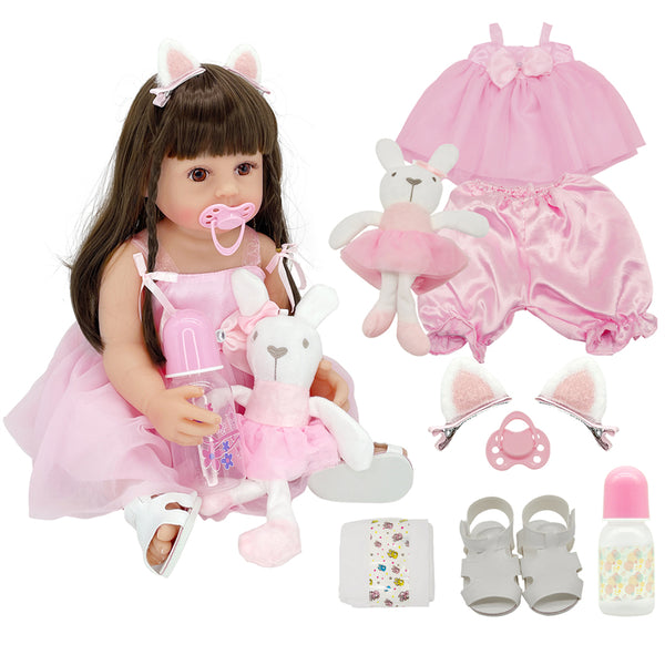 Brastoy Bebe Reborn Original Silicone Barata Boneca Realista