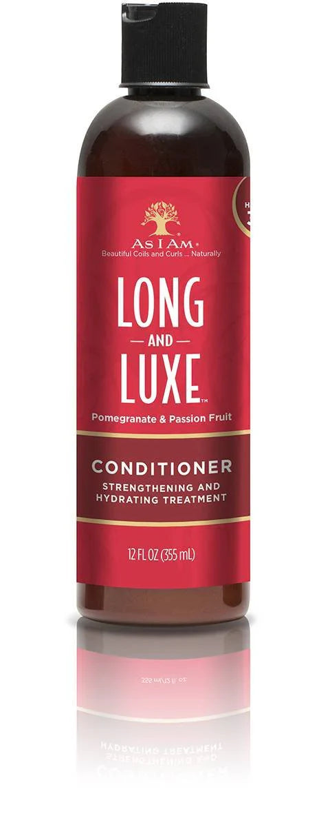 As I Am Long & Luxe Conditioner Pomegranate & Passion Fruit 12 Oz