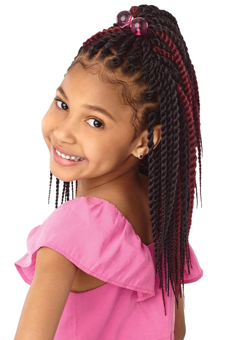 Outre Synthetic X-Pression Lil Looks Crochet Segengal Twist 10"