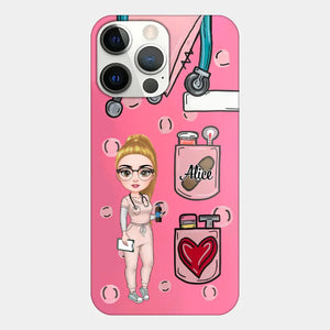 Nurse Scrubs - Personalized Custom Phone Case - Nurse's Day, Appreciation Gift For Nurse - A Gift Customized - Nursing Case Studies