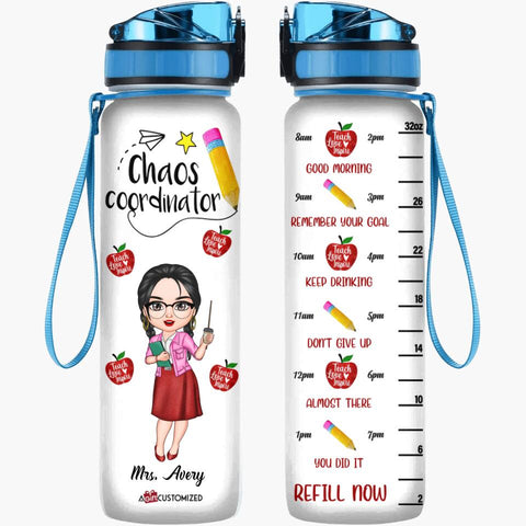 A Girl & Her Dogs - Memorial Personalized Custom Water Tracker