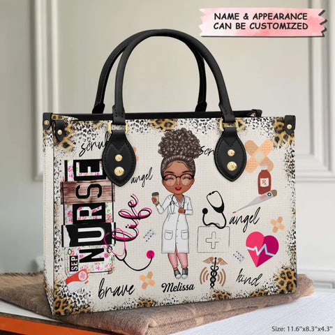 Nurse and Coffee Sunflower Design - Add Your Name - Bleach Design Tote –  Instantly Unique Gifts