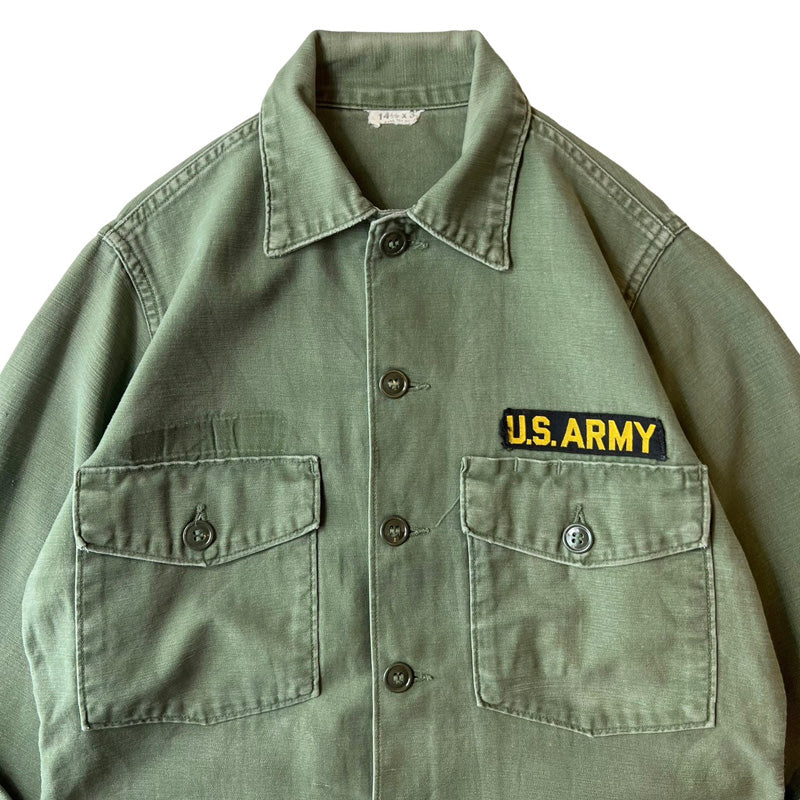 オーバーのアイテム取扱☆ 米軍実物 US. ARMY 60's 60年代 コットン