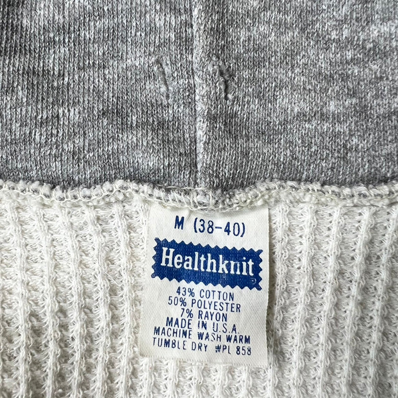 70s 80s USA製 Healthknit フルジップ ダブルフェイス スウェット パーカー M / 70年代 80年代 アメリカ製 ビンテージ  トレーナー 霜降り グレー TALON