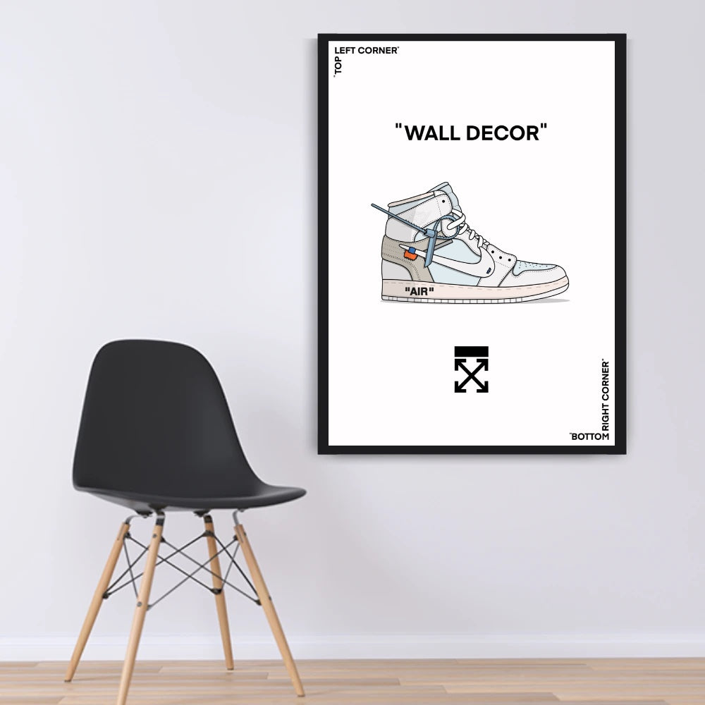 off white wall decor