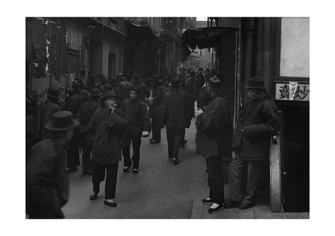 Street of Gamblers by Arnold Genthe, 1896