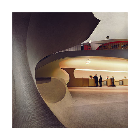 TWA Flight Center Interior #1 by Jordan J. Lloyd, 1963