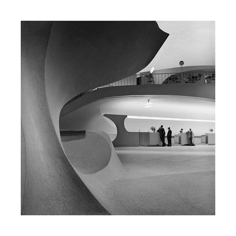 TWA Flight Center Interior #1 by Balthazar Korab, 1963