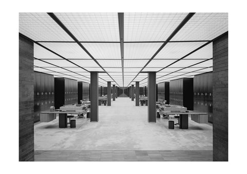 Deere & Co. Headquarters Secretarial Pool by Balthazar Korab, 1964