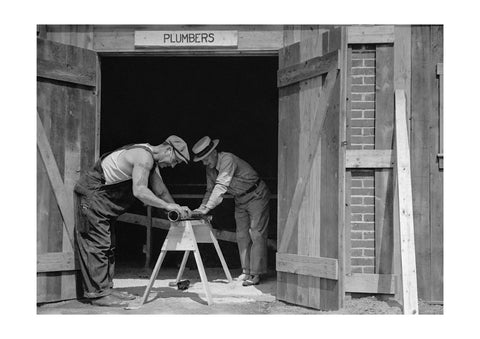 Plumbers by Carl Mydans, 1936