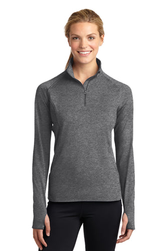 Sport-Tek® Ladies Sport-Wick® Stretch 1/2-Zip Pullover – Town Talk Headwear