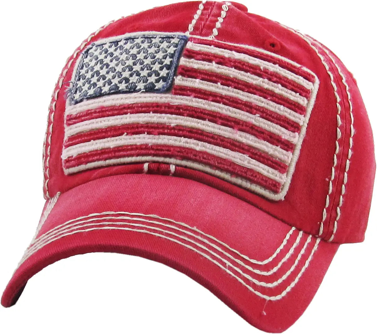 Distressed USA Flag Hat – Boho Honey Boutique