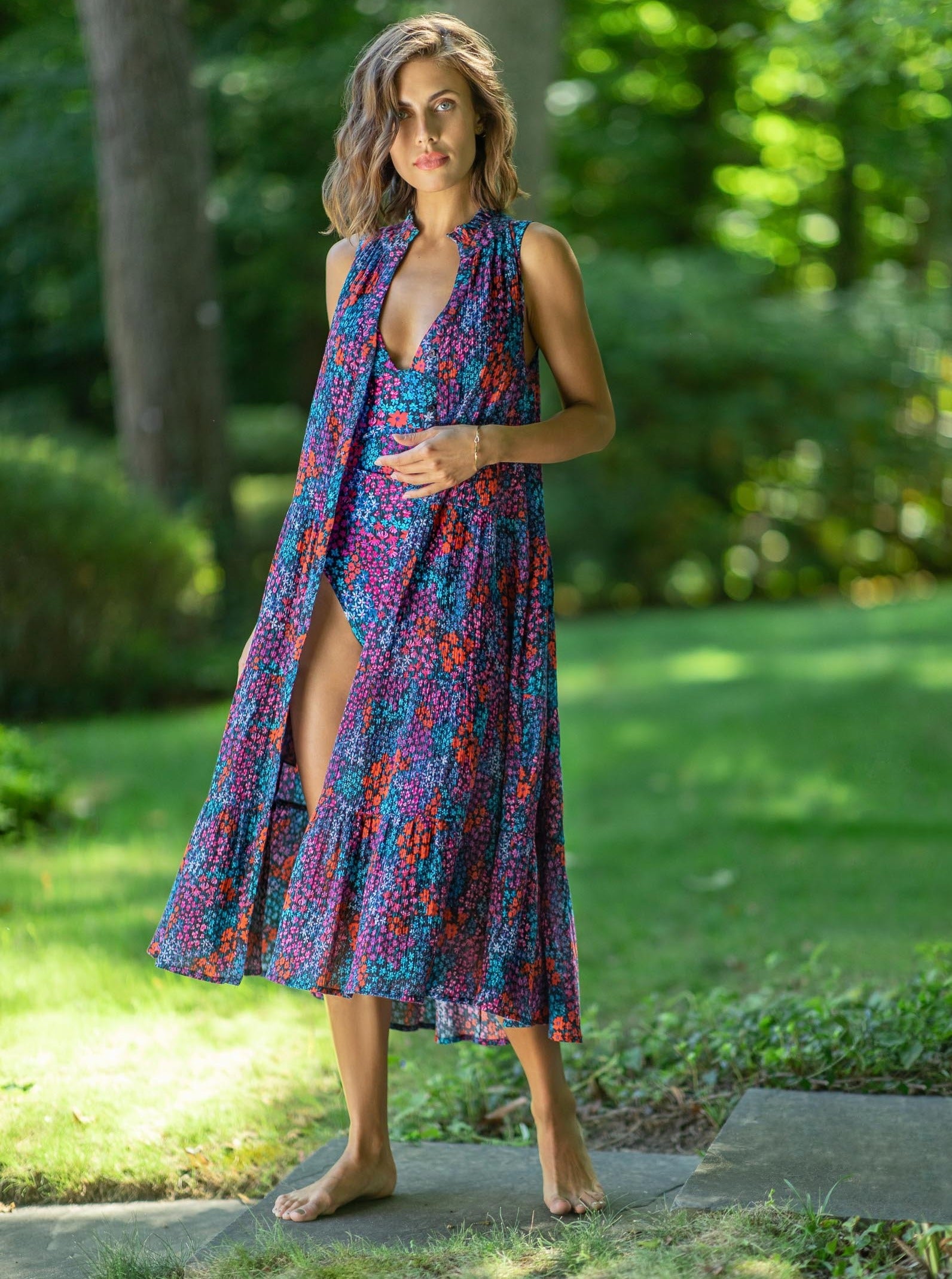 Tracy Dress in In Bloom Print | CHANGE OF SCENERY – Change of Scenery