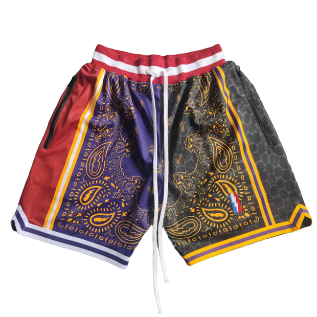 vintage lakers basketball shorts