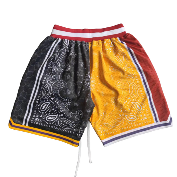 vintage lakers basketball shorts