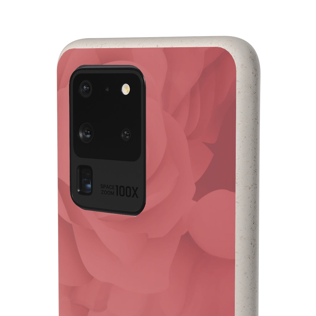 Minimalist Roses Biodegradable Case - Personalize it for FREE