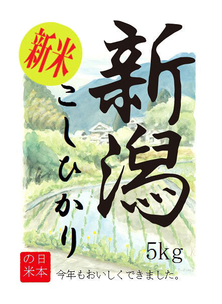 【令和5年産】新潟県産こしひかり　5kg