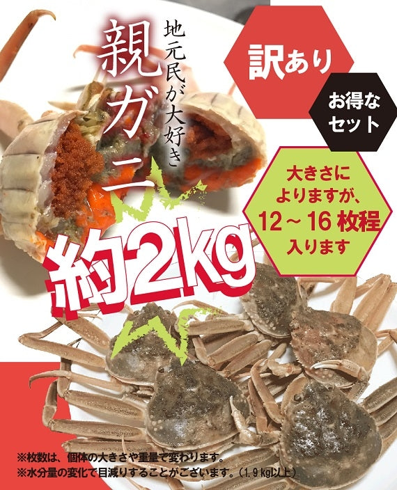 訳ありボイルブラウンクラブ蟹味噌 1キロ - 魚介類(加工食品)