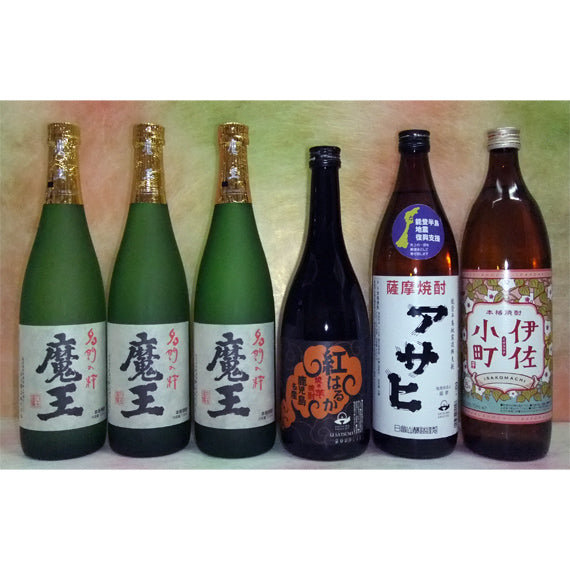 鹿児島焼酎呑み比べ（芋焼酎720ml＊4本・芋焼酎900ml＊2本）セット 【 数量限定 】