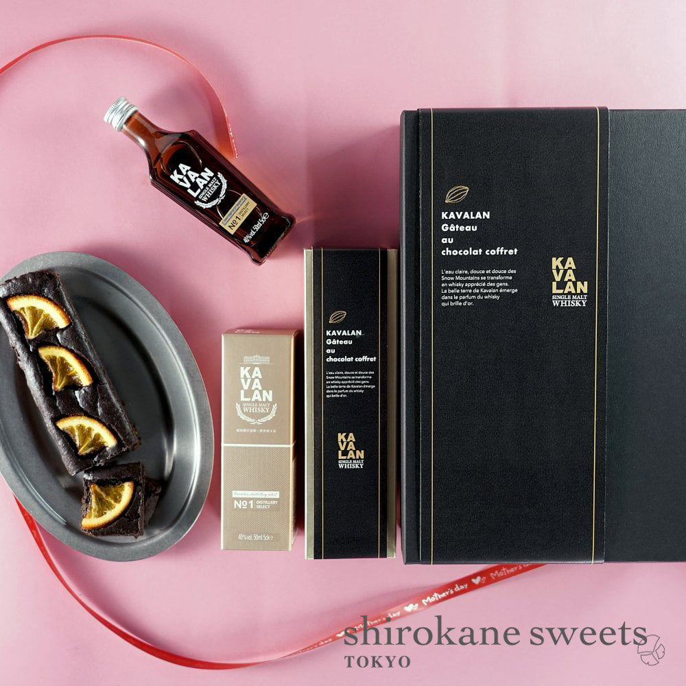 KAVALAN x shirokane sweets TOKYO Chocolat Orange Cheesecake au KAVALAN -Distillery Select No.1-／白金スイーツ（シロカネスイーツ）