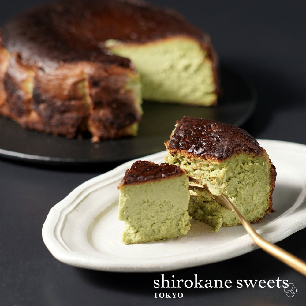 shirokane sweets TOKYO  白金バスクチーズケーキ（抹茶）