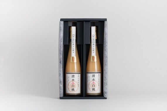 翠果撰　岡山清水白桃ドリンク　果汁60% 500ml×2本 化粧箱入り【酒・ジュース・飲料】