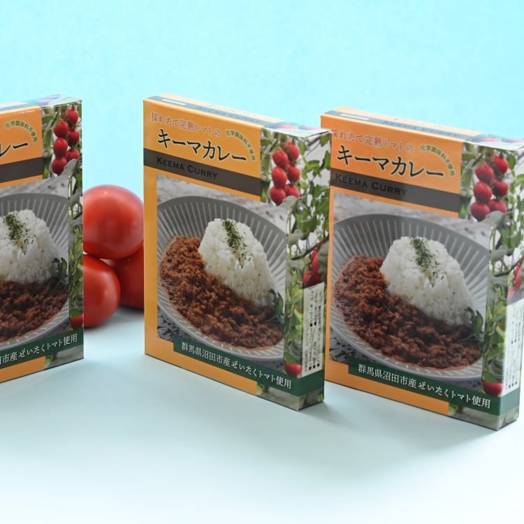 【送料込み】採れたて完熟トマトの キーマカレー 3箱セット