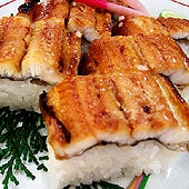 瀬戸内名物　天然焼あなご押し寿司