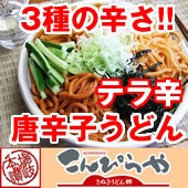 【スクール革命で紹介されました！】唐辛子うどん 讃岐REDHOT 辛さは3種類！メガ辛 ギガ辛 テラ辛【送料無料】 - ゆうメール発送【代金引換不可】 - 辛さのタイプ【テラ辛】