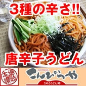 唐辛子うどん 讃岐REDHOT 辛さ3種類セットつゆ付！メガ辛 ギガ辛 テラ辛【送料無料】