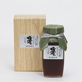 日本在来種みつばちの蜂蜜「にごり蜜」　550ｇ　ガラス瓶入り 【健康・おしゃれ】