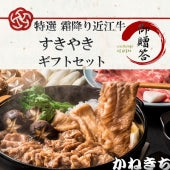 【ギフトセット】【特選】近江牛 霜降り すき焼き用 ５００ｇ（約３～５人前）《冷凍便》【化粧箱入り】【日テレシューイチで紹介されました】【精肉・肉加工品】