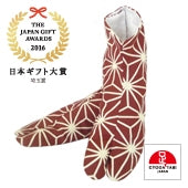 サムライ足袋 ～麻の葉エンジ Crimson Asanohaenji～ 行田の名産品「足袋」