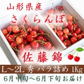 2024年ご予約受付中【7月上旬～中旬ごろお届け】 山形産 さくらんぼ  紅秀峰 2L以上 秀 バラ詰め 1kg ご贈答用に最適！