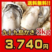 《九十九島産》殻付き生牡蠣3kg