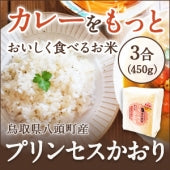 カレー専用米・プリンセスかおり 3合【カレー・炒飯・パエリアがプロも認める味になる香り米】